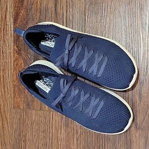 SKECHERS Air-Cooled Memory Foam blue slip on sneakers size 8